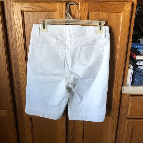 Tribal Jeans Audrey Mid Rise Icon Fit Bermuda Shorts - 4 - Picture 4 of 10